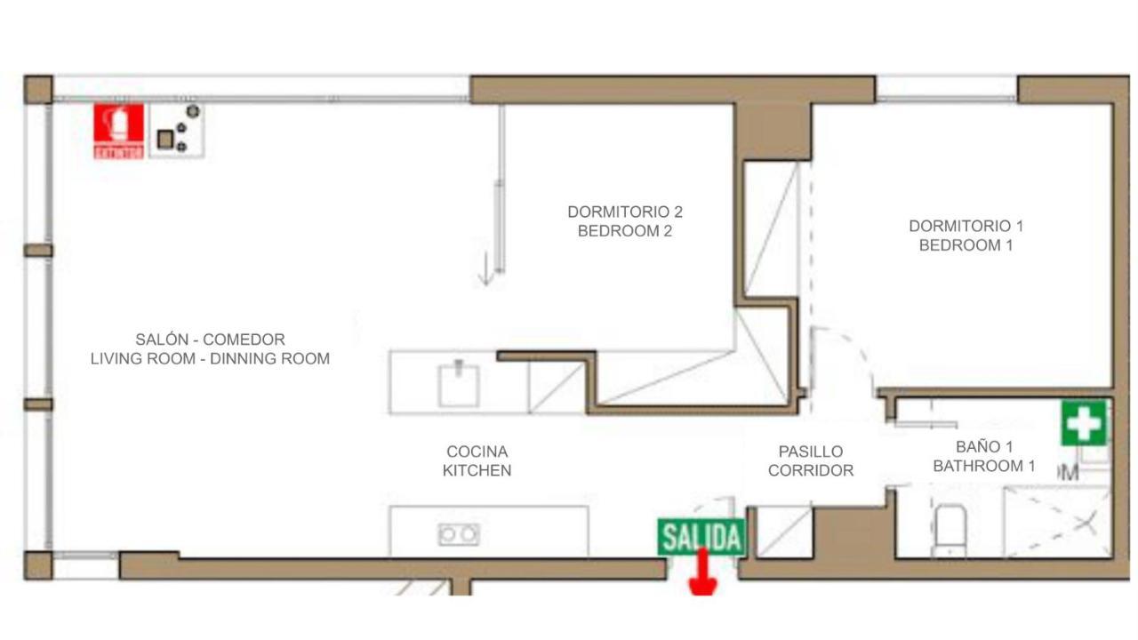 2 Bedrooms 1 Bathroom Furnished - Justicia - Incredible Views - Mintystay Мадрид Екстериор снимка